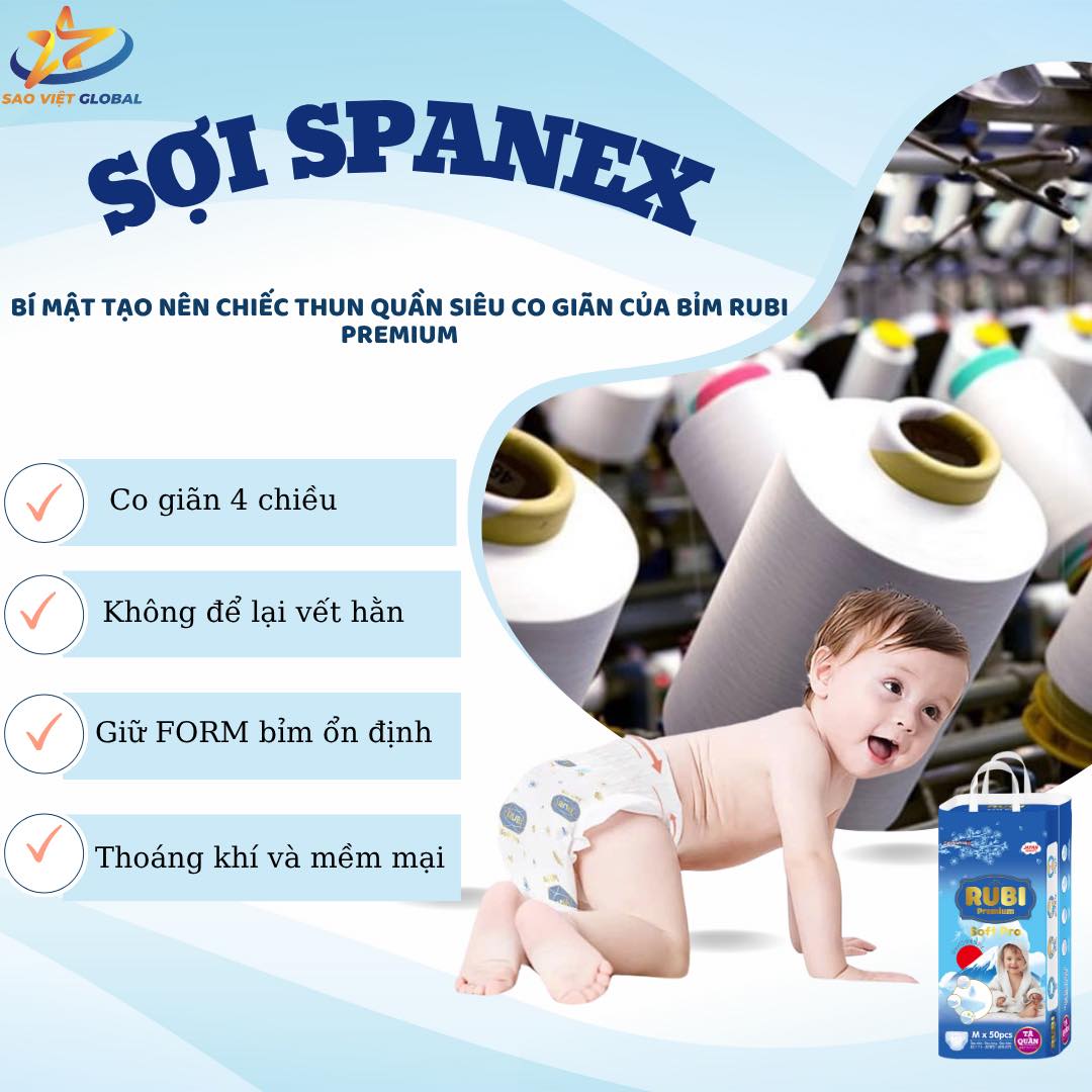 Tã quần Rubi Premium - SIÊU THẤM HÚT - MỀM MẠI SIZE L 50 miếng cho bé từ (9-14kg) - Ảnh 11